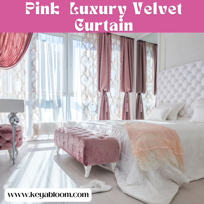 Attractive Jiuzhan Pink Velvet Curtain Review